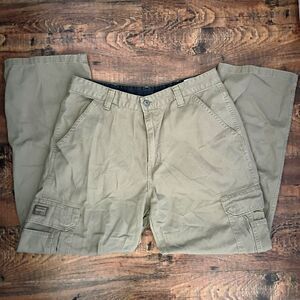 Wrangler Originals Cargo Pants Tan 34 x 30 Workwear Gorpcore Outdoor Streetwear